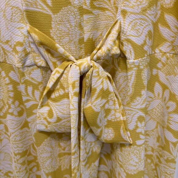 MSK Maxi Sundress Size Small Yellow EUC - Picture 4 of 9